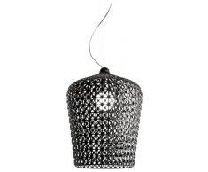 Kartell 0917509 Lampada Kabuki, Nero, led, plastica