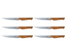 Prestige momenti in Acciaio Inox e Acacia coltelli da Bistecca, Legno, 6Â Pezzi