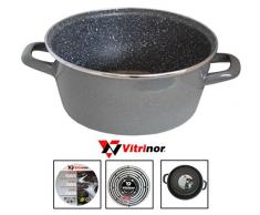 Vitrinor Vitrificados del Norte VI08210 Casseruola 2M, Acciaio Inossidabile, Multicolore