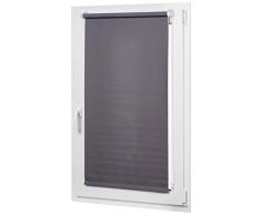 AmazonBasics - Tenda a rullo oscurante con rivestimento in colore coordinato, 86 x 150 cm, Grigio scuro