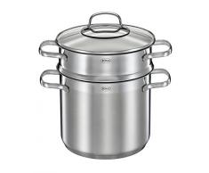 RÃSLE 13153 pentola per Pasta Elegance, in Acciaio Inox, 22 x 29 x 30 cm.