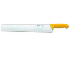 Arcos Serie 2900 - Coltello Salami Coltello Formaggio - Lama Acciaio Inossidabile NITRUM 410 mm - Manico Polipropilene Colore Giallo