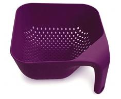 Joseph Joseph Square Colander - Scolapasta medio, colore: Melanzana