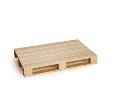 Excelsa Real Wood Tagliere a Servire Pallet, Legno Naturale, 30 x 20 x h. 3.7 cm