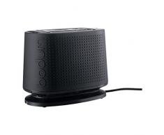 Bodum 10709Â âÂ 01EURO-3Â Bistro tostapane in plastica, 15.5Â x 26,5Â x 21.5Â cm, Nero