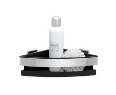 Tiger Dock Cestello Doccia Angolare, Acciaio Inox, Cromato, 22 x 8 x 22 cm