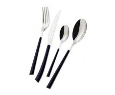 BUGATTI - Set 24 posate, colore BLU