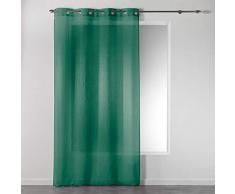 Douceur dIntérieur Tenda con Occhielli, 140 x 240 cm, in Voile Sabbia, Verde