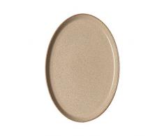 Denby Studio Craft Birch Vassoio Ovale, Media, Ceramica, Beige, 27 x 18.5 x 2.5 cm