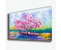 Quadro moderno astratto ALBERO DELLA VITA 30x50 cm mandorlo arte moderna STAMPA SU TELA canvas Quadri Moderni Cucina Salotto Soggiorno Camera da letto