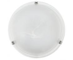 Eglo 7184 Lampada da soffitto E27, Grigio