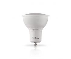 Veho VKB-004-GU10 Lampadina Bluetooth Smart LED, 40 W, Bianca, GU10 (Downlight/Spotlight)
