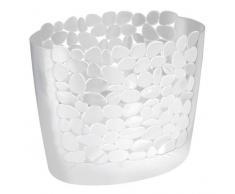 InterDesign Pebblz Cestino Rifiuti, Plastica, Trasparente, 30.5x18x26 cm