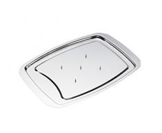 Kitchen Craft Vassoio in acciaio INOX 35,5 x 25,5 cm