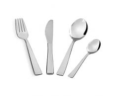 Barazzoni Set Posate Esmeralda 24 pezzi, Acciaio Inox 18/10