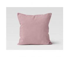 Cuscino darredo 40x40 cm in cotone PANAMA rosa