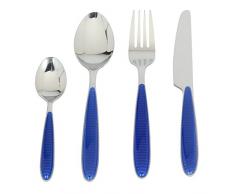 2 Pezzi Argento Villeroy /& Boch S+ Blueberry Posate da Tavola per 6 Persone Acciaio Inox 18//10 Impugnatura con Rivestimento in Silicone Blu