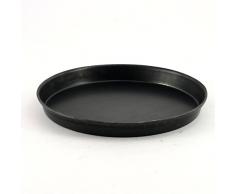 Pentole Agnelli Pasticceria e Pizza Tortiera Tonda per Pizza, Lamiera, 30 x 30 x 2.5 cm