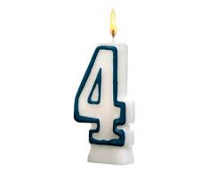 Susy Card Candela Numero 1 Motivo 4 Blu