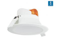 Contecnologia AigostarÂ âÂ Wave Downlight LED, Faretto Curvo da Incasso da soffitto da 10Â W, Luce Calida e Diametro di 95Â mm