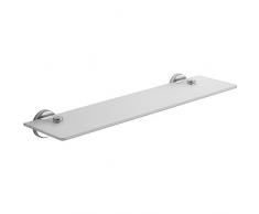 Gedy by Nameeks Felce mensola, colore: bianco e nero, 55 cm, in stile italiano FE19 Metlal Kit di accessori per il bagno