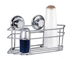 Tatkraft Megalock Mensola Doccia, Acciaio, Argento, 30 X 15 X 15 cm