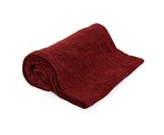 Dreamscene â Lussuosa coperta in ciniglia, 125 x 150 cm, colore: rosso