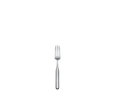 Alessi IS02/16 Collo-alto Set di 6 Forchette da Dolce in Acciaio Inossidabile 18/10, Finitura Lucida
