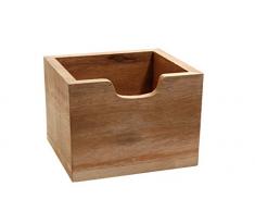 French Classics - Portaposate in Legno, 13 x 12 x 10 cm