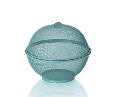 Kela Como Cesto di Frutta, Acciaio, Grigio, 26.5Â x 24.5Â cm