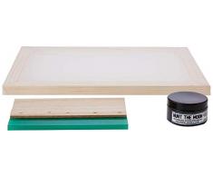 Hunt The Moon - Kit con inchiostro e lavavetri per cornice, in legno, formato A3, 120 t