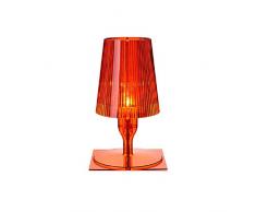 Kartell Take Lampada da Tavolo, Arancio, policarbonato