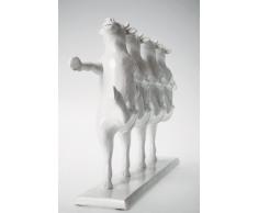 Kare 69748 Statuetta decorativa mucche danzanti in poliresina 39.5x7x23 cm