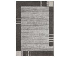 andiamo Webteppich Le Havre BordÃ¼re Modern Kurzflor-Teppich Polypropylen Tappeto, Polipropilene, Fango, 80 x 150 cm
