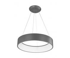 WOFI - Lampadario a sospensione, Acrilico, grigio., grigio