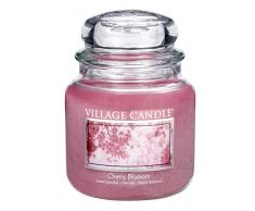 Village Candle 106316332 Cherry Blossom Vaso Medio, Rosa, 10.3 x 10.1 x 12.4 cm