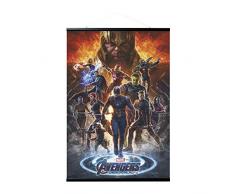 Poster Marvel Avengers Endgame 2 con appendi poster a stecche magnetiche fai da te, 61x91,5 cm