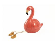 Villa dâEste Home Tivoli Flamingo Fenicottero Soprammobile Gambe Molli Grande, Dolomite, Rosa, 15.5x10.5x19 cm