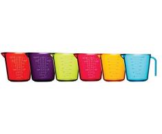 Kitchen Craft - Brocca Graduata 600ml, Colori Assortiti