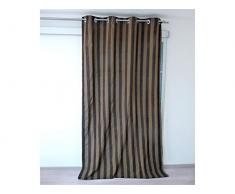 Soleil docre Tenda con occhielli Honore, 140 x 250 cm, colore: Cioccolato