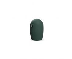 Cooee Design - Statuetta in Ceramica, a Forma di Uccellino, 7 cm, Colore: Verde Scuro