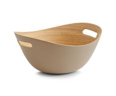 Zeller Present 25142 Ciotola, dotata di manico in bambÃ¹, 31 x 22 x 15 cm