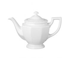 Rosenthal 10430-800001-14240 - Teiera Maria, 12 Persone, 1,25 l, Colore: Bianco