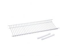 Sauvic 92215-Scolabicchieri Armadio 85 cm, plastificato Bianco