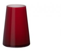 Villeroy & Boch Numa Vaso Deep Cherry, 20 cm, Vetro, Rosso