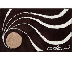 Grund 18-4040 - Tappeto da bagno, design di Luigi Colani, Acrilico/Dolan, marrone, 80 cm x 150 cm (B x L)