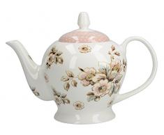Katie Alice Cottage Flower grande teiera in ceramica di Creative Tops, 1300 ml (46 fl oz)