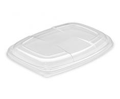 GUILLINÂ âÂ cookipack covcook1250tp Pack di 16Â Bustine di 20Â Coperchi Microonde per Scatola Calda, Plastica, Traslucido, 25.5Â x 19Â x 2Â cm