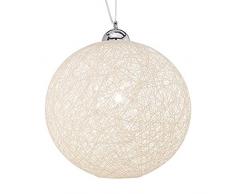 Ideal Lux Lampada a Sospensione E27, Naturale