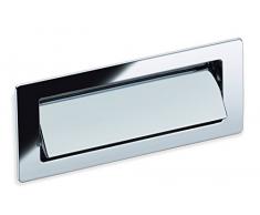 Schwinn 2Z075 - Maniglia a Conchiglia per mobili, Realizzata in zama, Finitura cromata Lucida, Distanza tra i Fori 160 mm